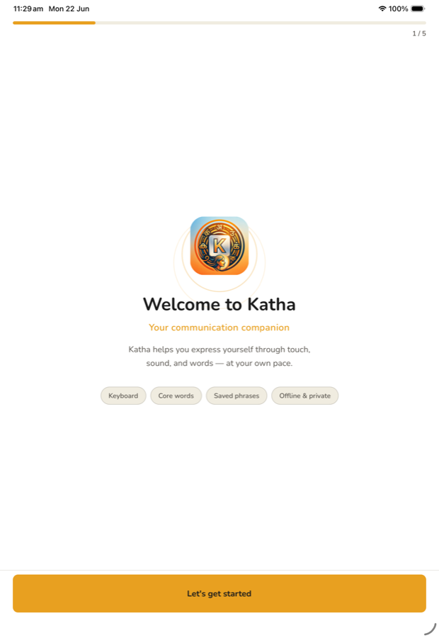Katha — app preview